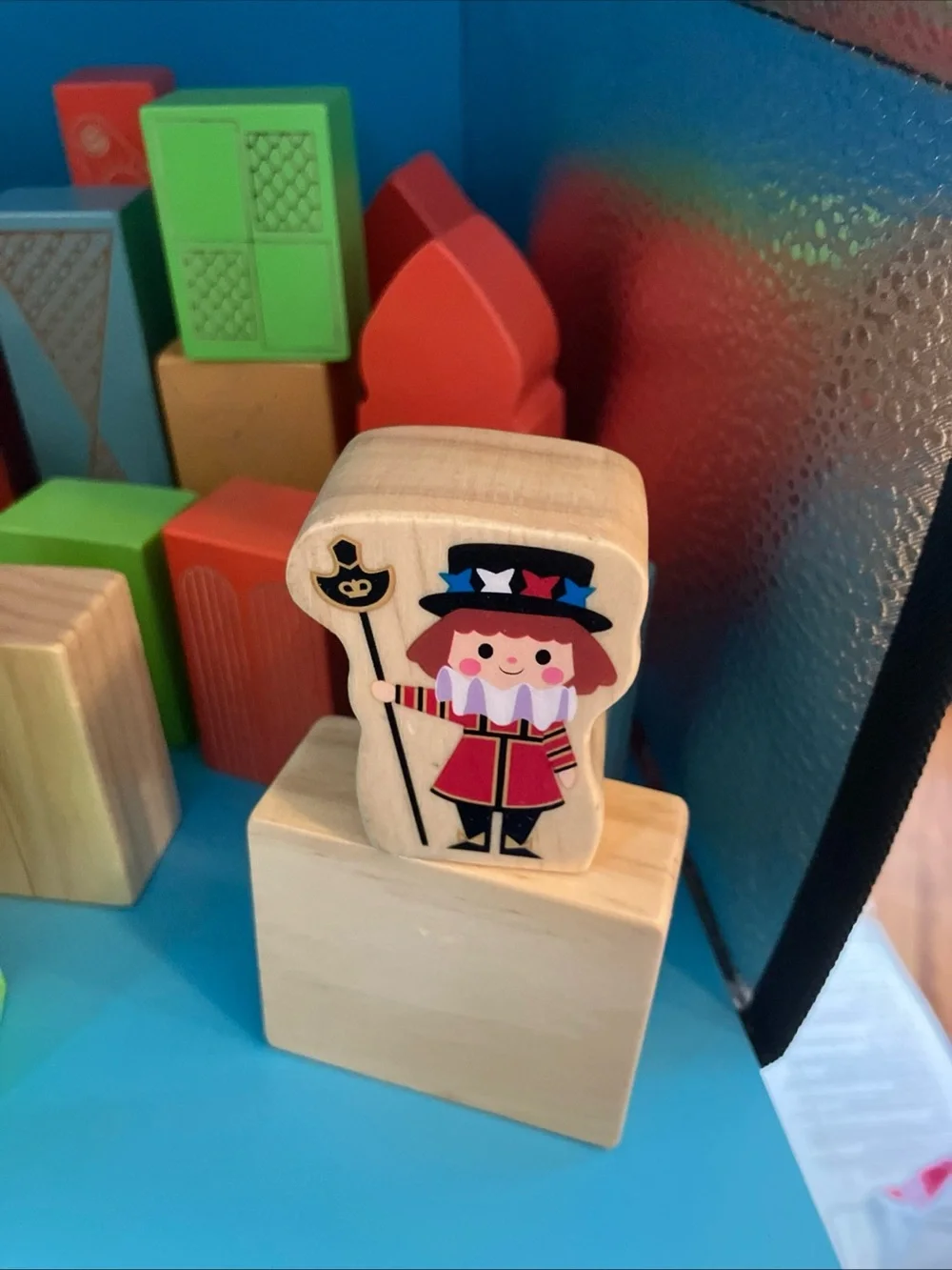 Disney Parks It's A Small World Character Wooden Stacking Block Set
